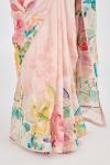 Coral Printed Georgette Saree