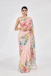 Coral Printed Georgette Saree
