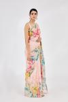 Coral Printed Georgette Saree