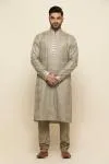 Moss Green Silk Kurta Set