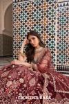 Brown Velvet Lehenga
