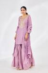 Deep Lavender Sharara Suit