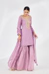 Deep Lavender Sharara Suit