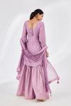 Deep Lavender Sharara Suit