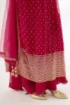 Hot Pink Georegette Sharara Suit