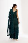 Bottle Green Sharara Suit