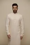 Ivory Chickankari Georegette Kurta Set
