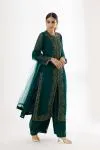 Pine Green Kurta Palazzo