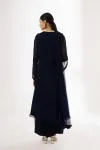 Deep Prussian Blue Kurta Palazzo