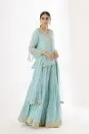 Sea Green Sharara Suit