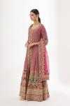 Dull Rose Anarkali