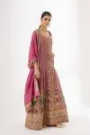 Dull Rose Anarkali