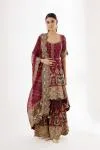 Earthy Red Garara Suit