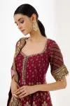 Earthy Red Garara Suit