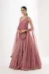 Peach Blush Anarkali