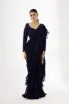 Sapphire Blue Drape Anarkali