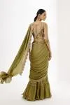 Moss Green Drape Sharara