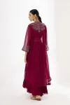 Cherry Pink Cape Sharara