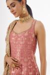 Creme Pink Anarkali