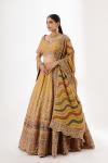 Musk Yellow Silk Lehenga