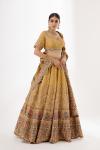 Musk Yellow Silk Lehenga