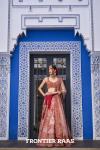 Crimson Red silk Lehenga