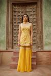 Custard Yellow Garara Suit
