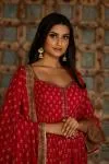 Earthy Red Sharara Suit