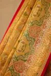 Sunshine Yellow Tissue Silk Saree