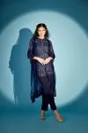 MEDHA BATRA - Poseidon Blue Suit Set