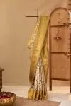 Silver Tissue Silk Saree
