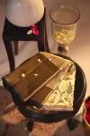Electric Black Kanjivaram Tissue Saree