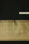 Electric Black Kanjivaram Tissue Saree