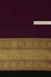 Royal Purple Lehariya Kanjivaram Saree