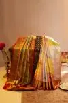 Multicolour tissue Silk Saree