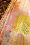 Multicolour tissue Silk Saree