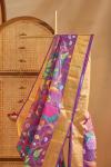 Royal Purple Kota Zari Saree