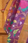Royal Purple Kota Zari Saree