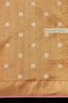 Pumpkin Orange Kota Zari Saree