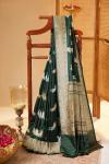 Sacramento Green Banarasi Kattan Silk Saree
