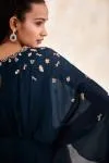 Dark Sea Crepe Jumpsuit
