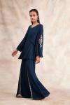 Dark Sea Crepe Jumpsuit