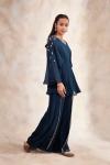 Dark Sea Crepe Jumpsuit