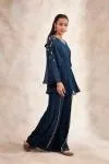 Dark Sea Crepe Jumpsuit