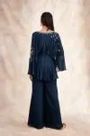 Dark Sea Crepe Jumpsuit