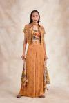 Sweet Mustard Chiffon Suit Set