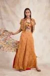 Sweet Mustard Chiffon Suit Set
