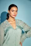 MEDHA BATRA - Cool Teal Suit Set