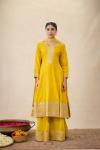 Yellow Sharara Set