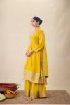 Yellow Sharara Set